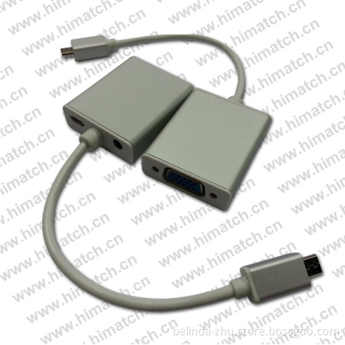 Mhl Micro USB S3 to VGA Adaptor (metal shell) (66-0016)